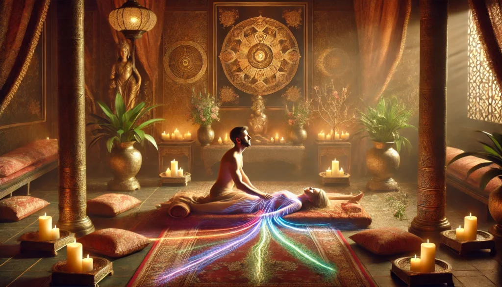 sessione di massaggio tantrico - tantric massage session